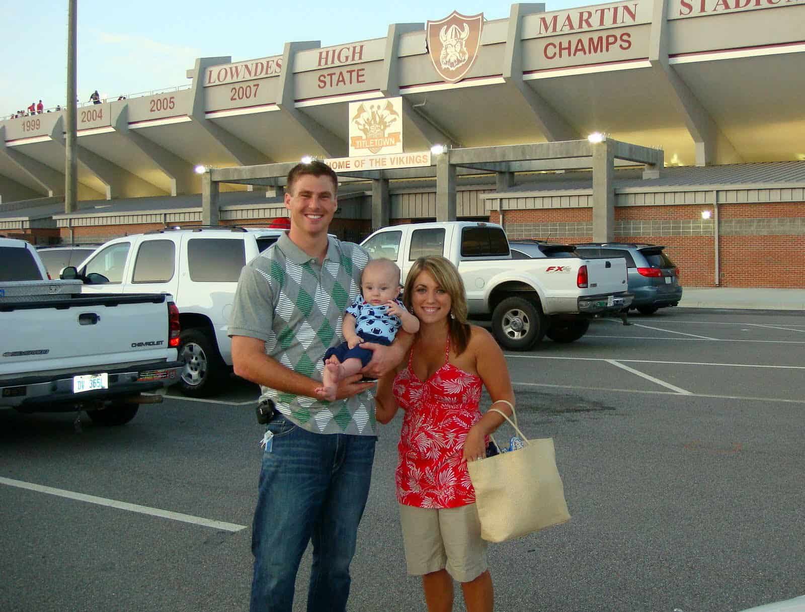 Kye’s First Football Game