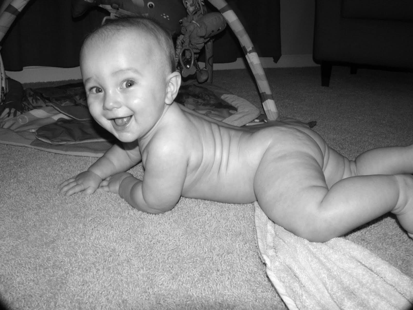 “Wait until he starts crawling…”