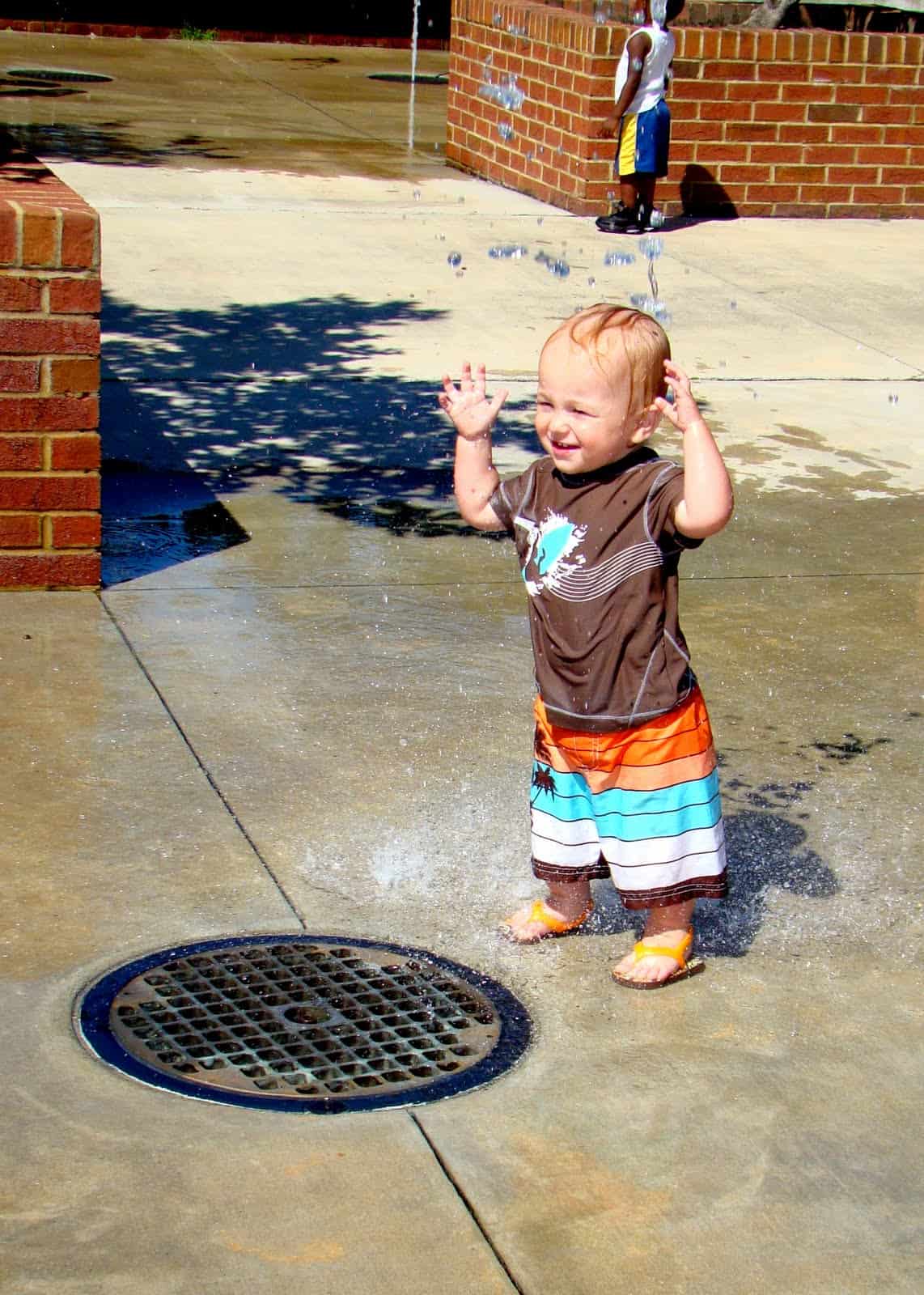 Someone Loves the Splash Park!