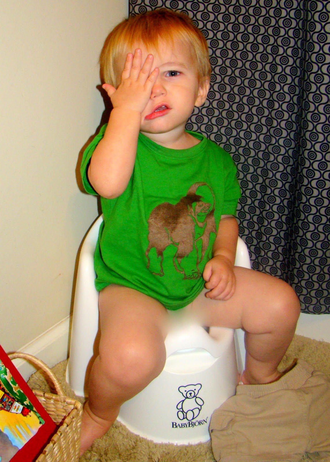 Almost Wordless Wednesday: Potty