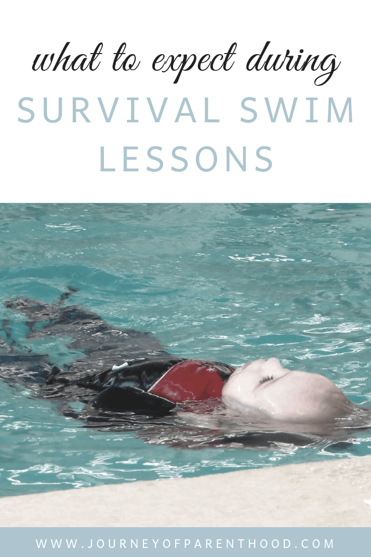 what to expect during survival swim lessons