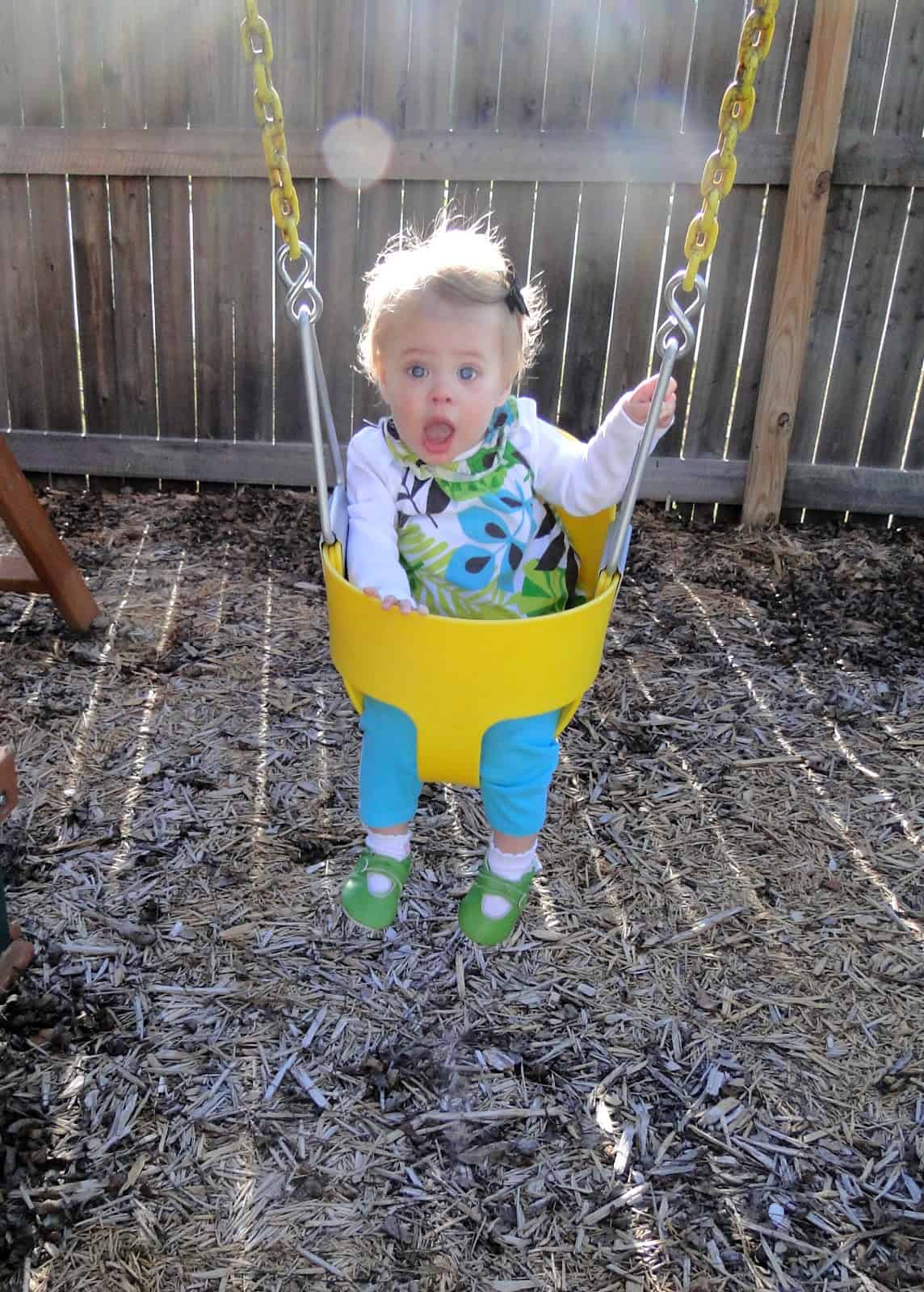 Sweet Girl Swinging