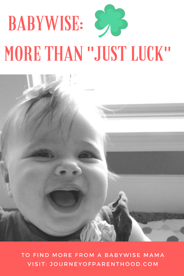 Babywise ~ More than Luck!