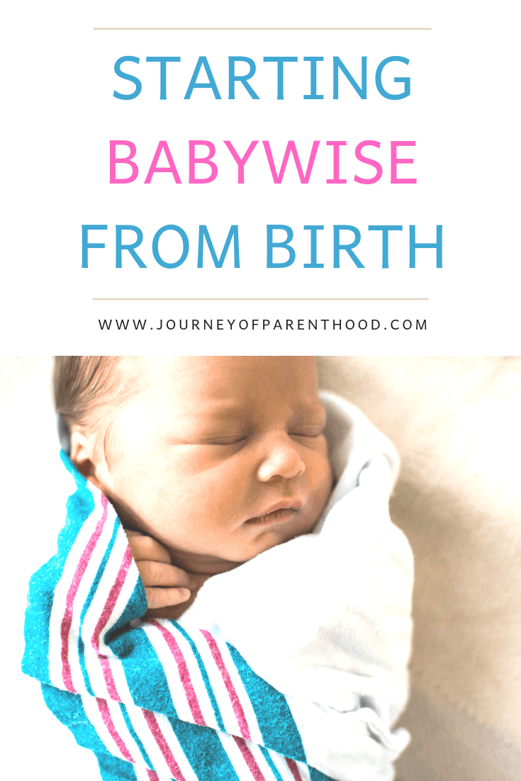 babywise from birth pinterest image