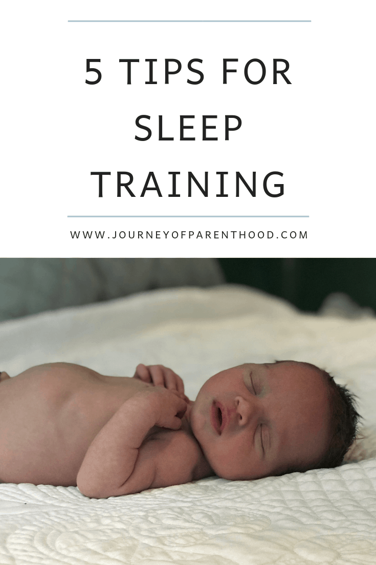 5 tips for sleep training your baby 