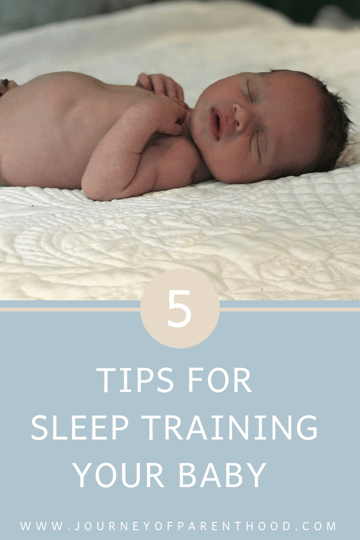 5 tips for sleep training your baby