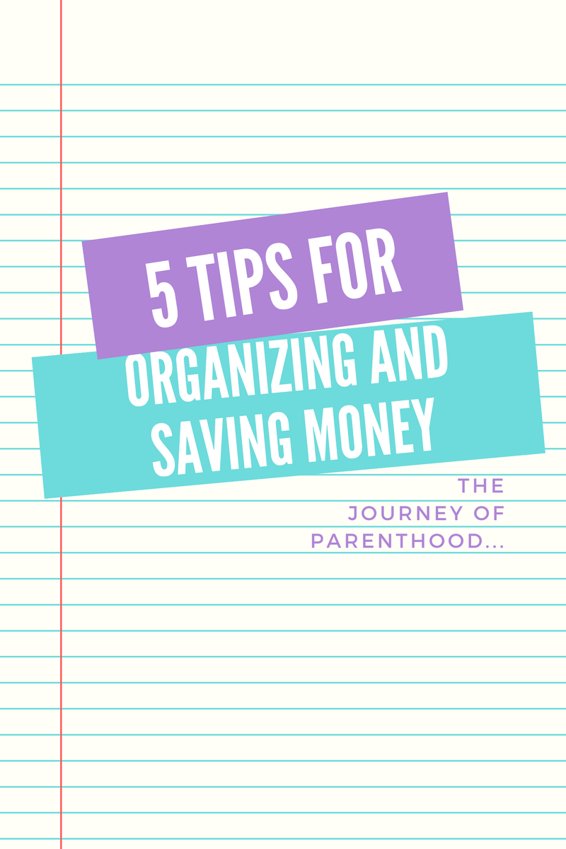 BFBN: 5 Tips to Organize and Save Money!