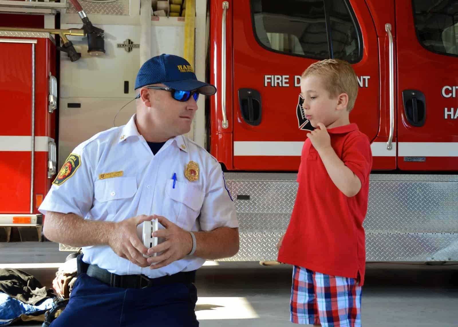 Fire Station Visit 2014