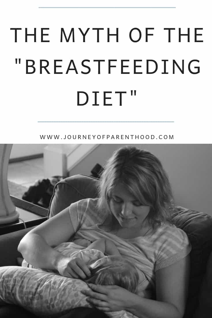 the myth of the "breastfeeding diet"