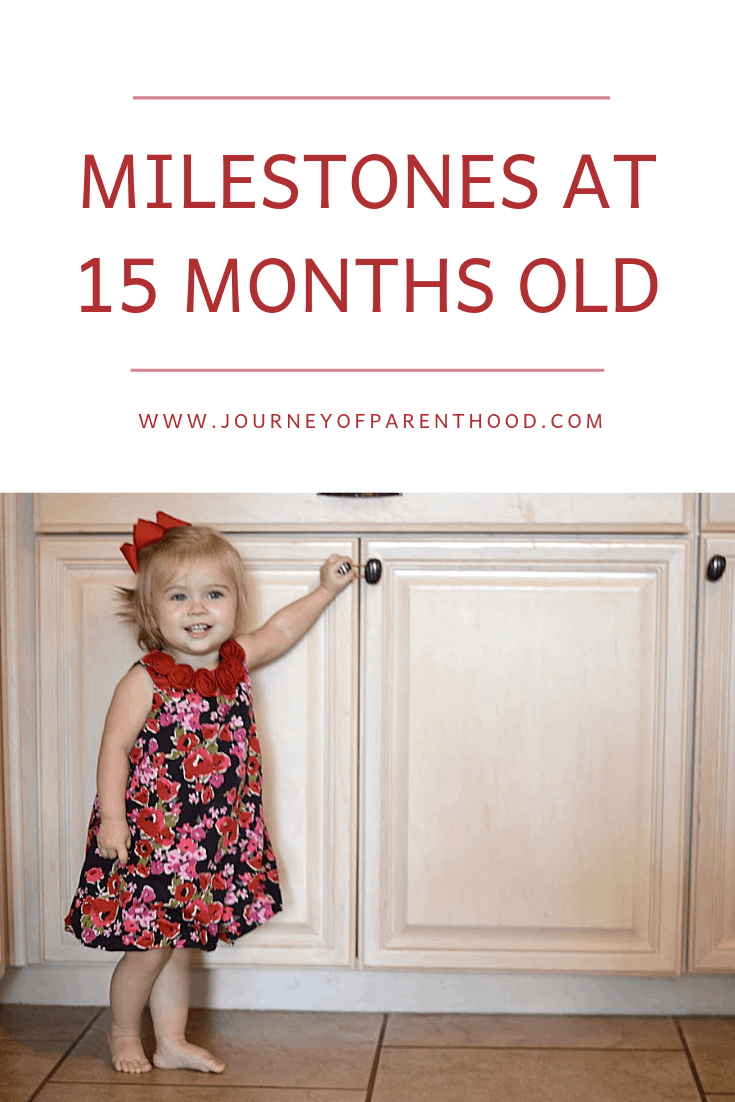 milestones at 15 months old