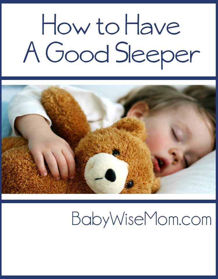 BFBN: How to Have a Good Sleeper