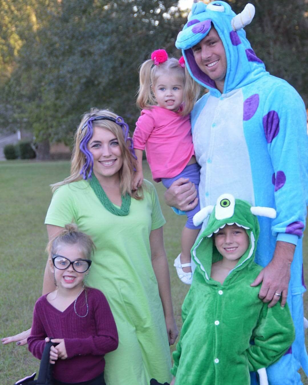 Monsters Inc Family Costumes for Halloween