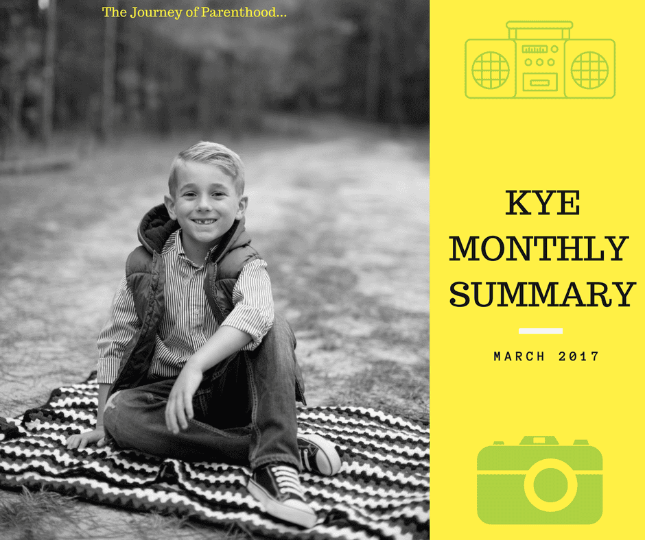 Kye Monthly Summary: March 2017