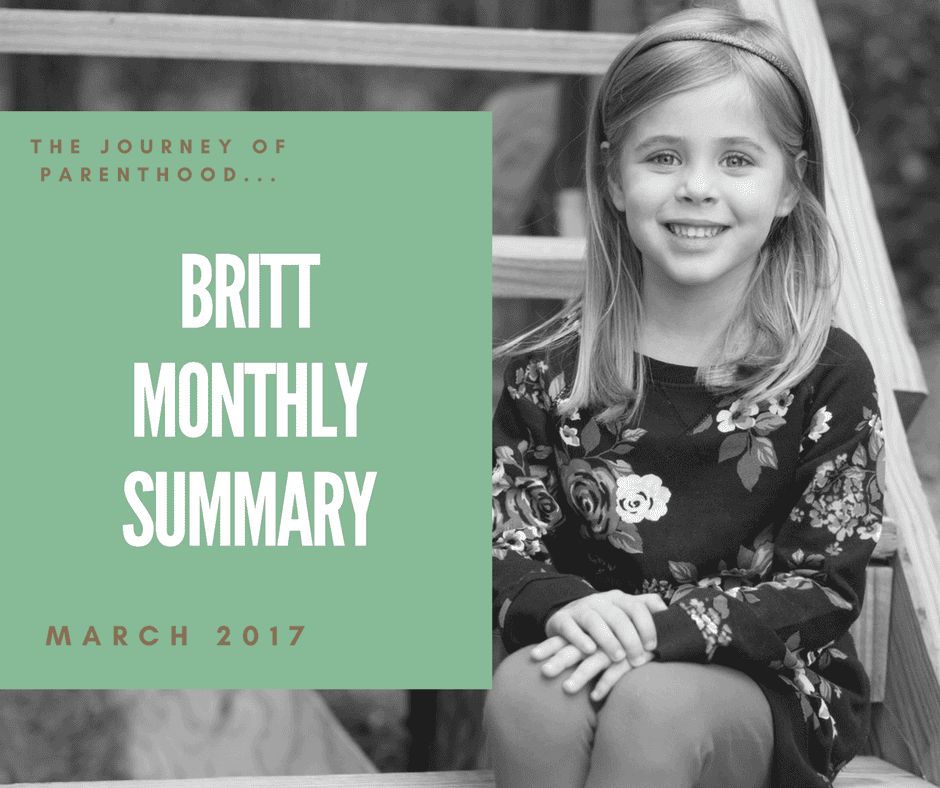 Britt Monthly Summary: March 2017