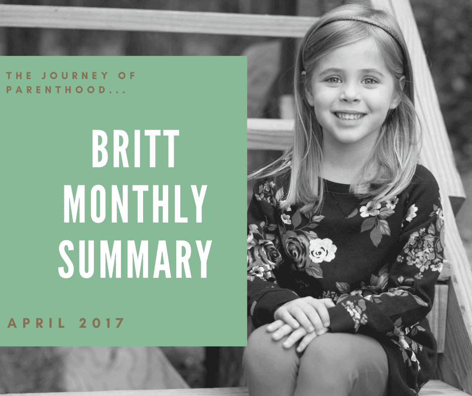 Britt Monthly Summary: April 2017