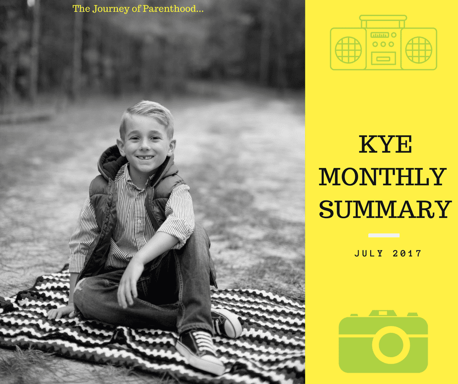 Kye Monthly Summary: July 2017