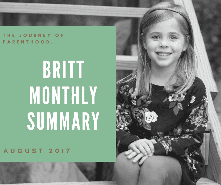 Britt Monthly Summary: August 2017