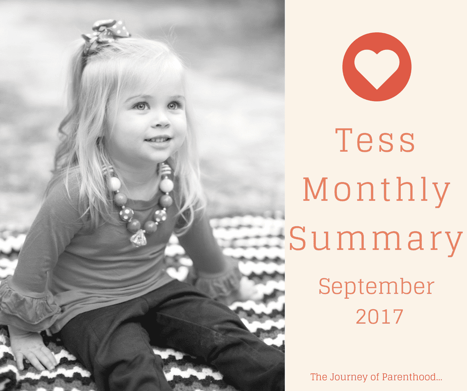 Tess Monthly Summary: September