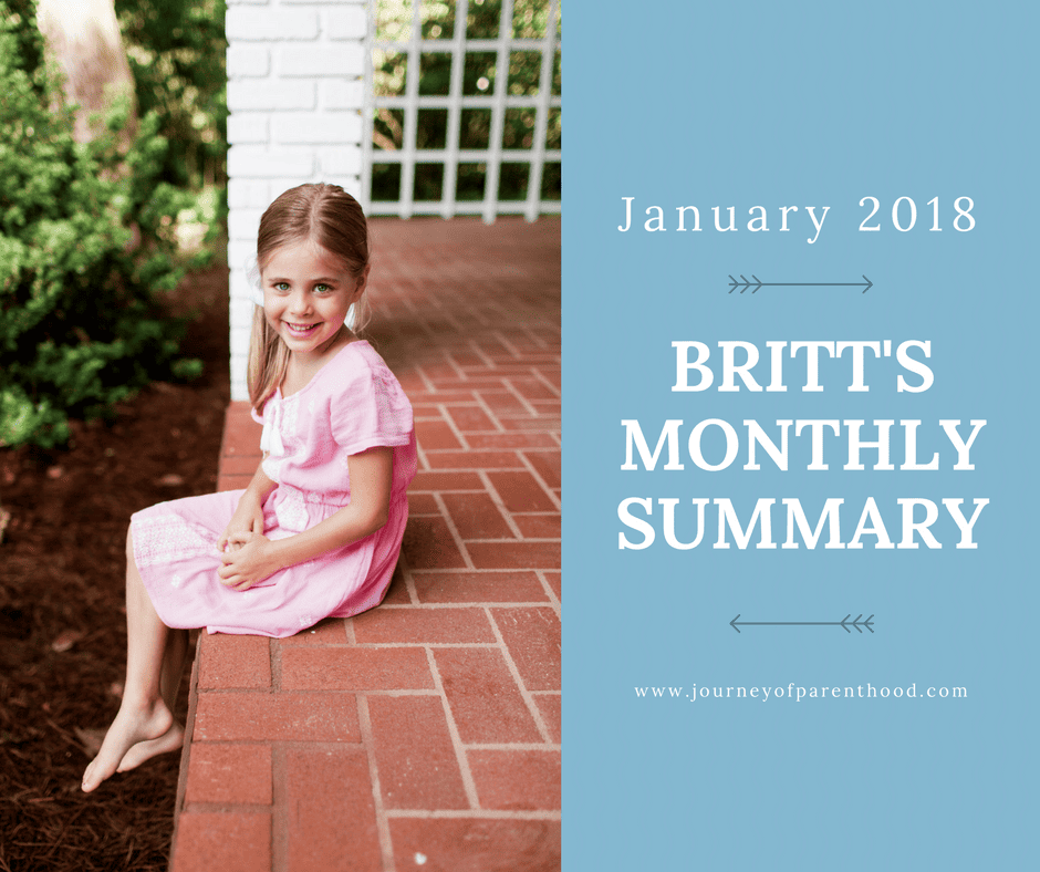 Britt Monthly Summary: January 2018