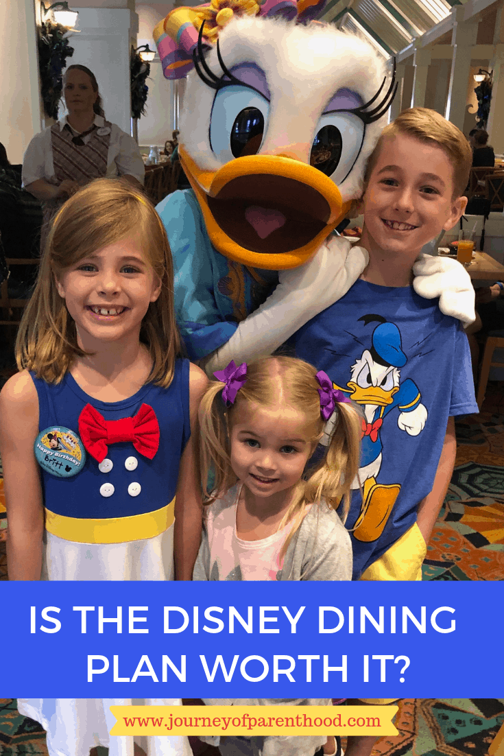 is the disney dining plan worth it?