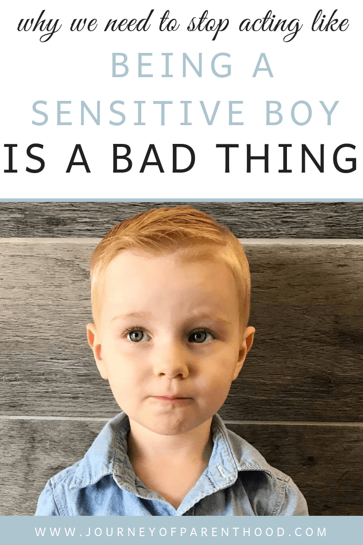 We Need To Stop Acting Like a Sensitive Boy Is a Bad Thing