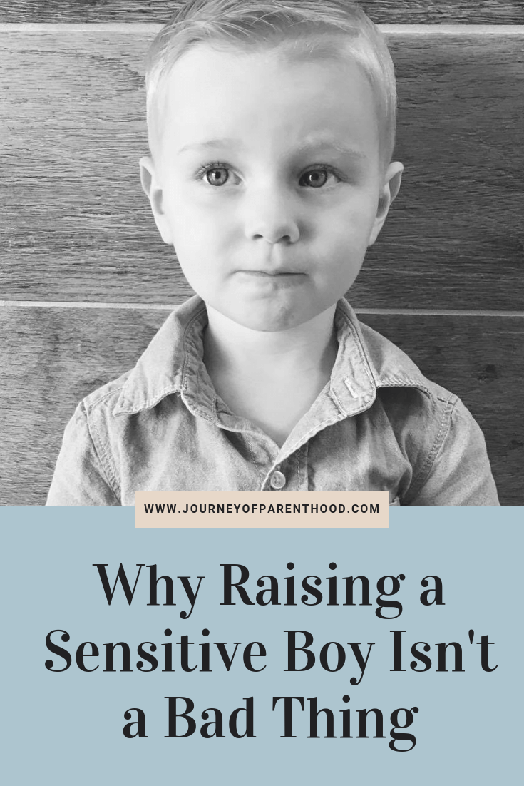 sensitive boy is not a bad thing