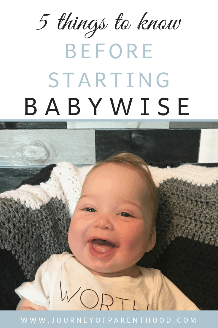 5 things to know before starting babywise