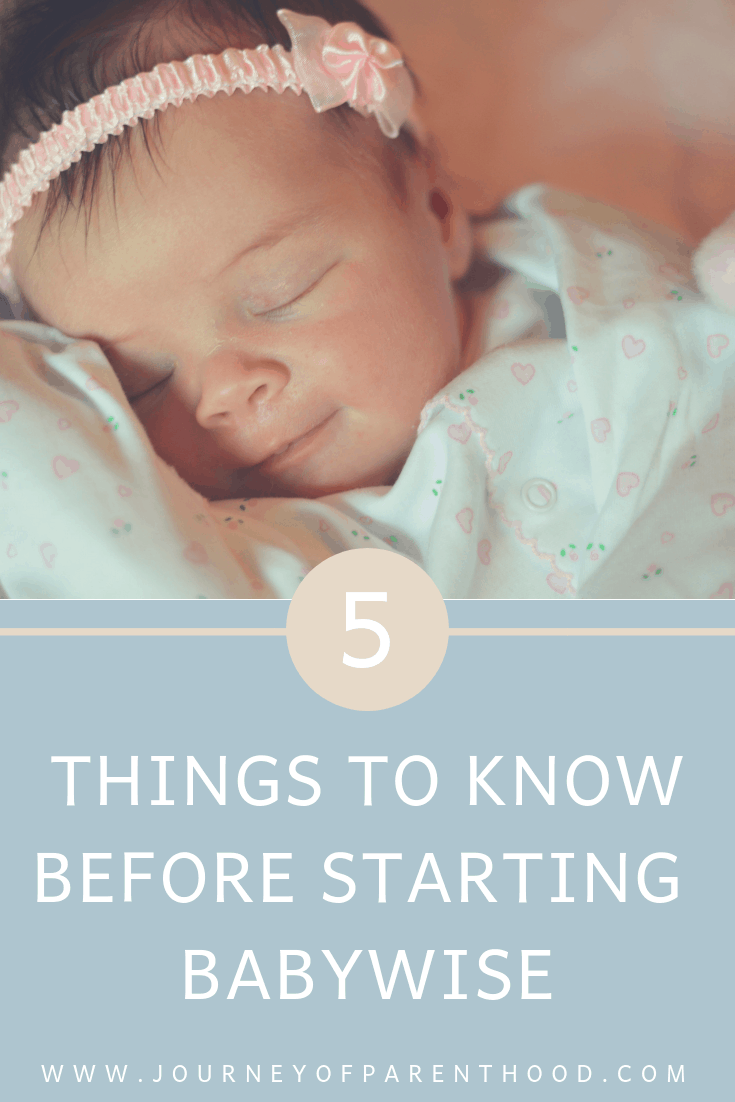 5 Things To Know Before Starting Babywise