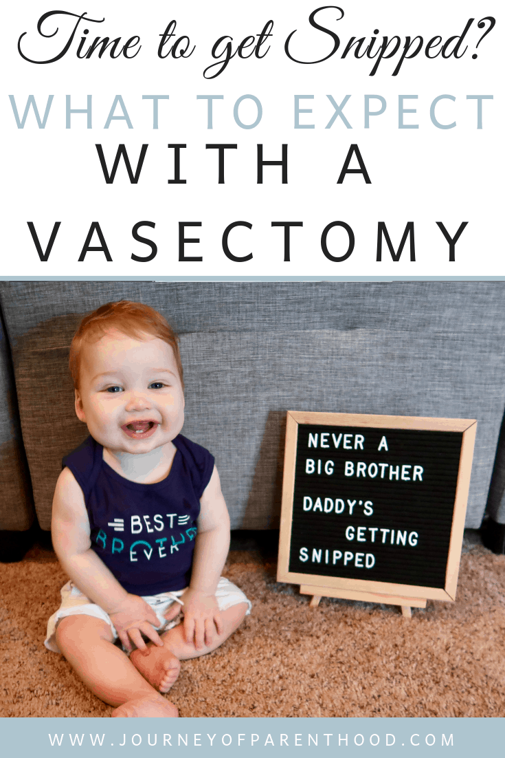 What to expect with a Vasectomy