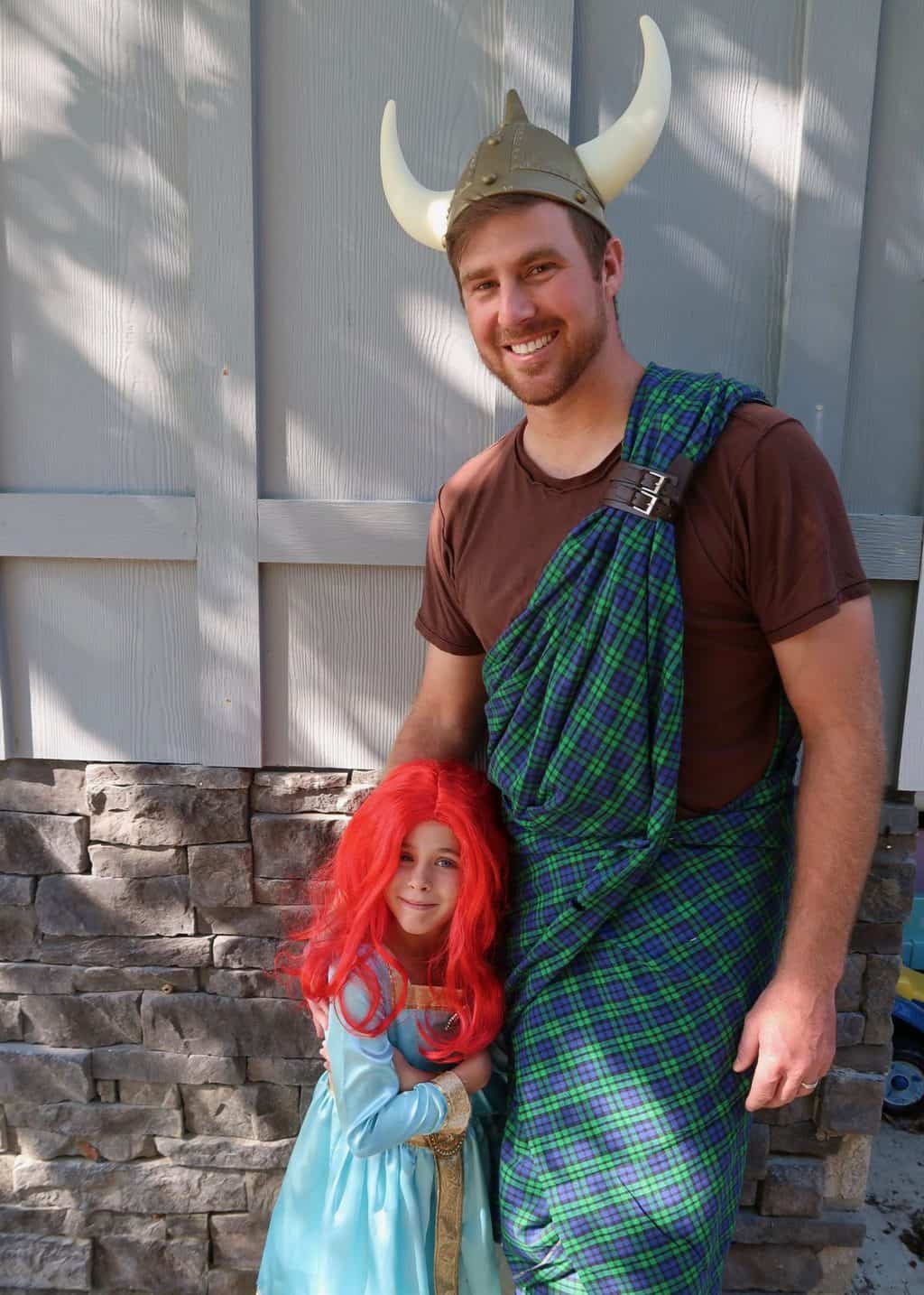 brave family costumes king fergus princess merida