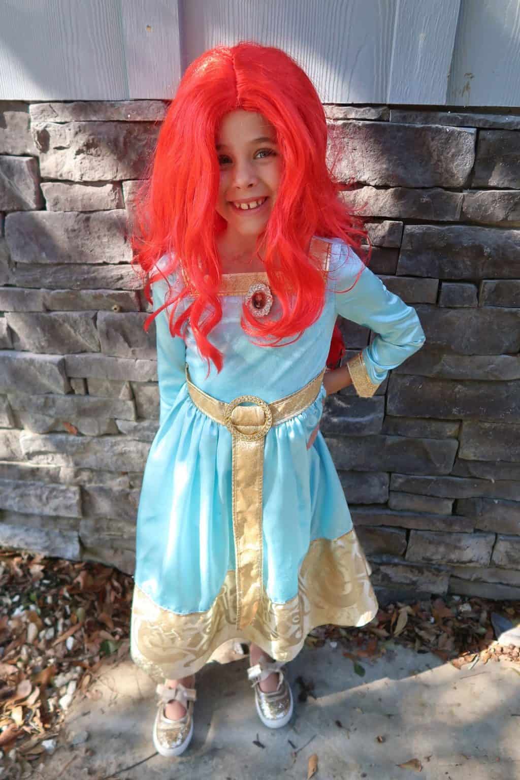 Kids Disney Princess Merida Costume Wig