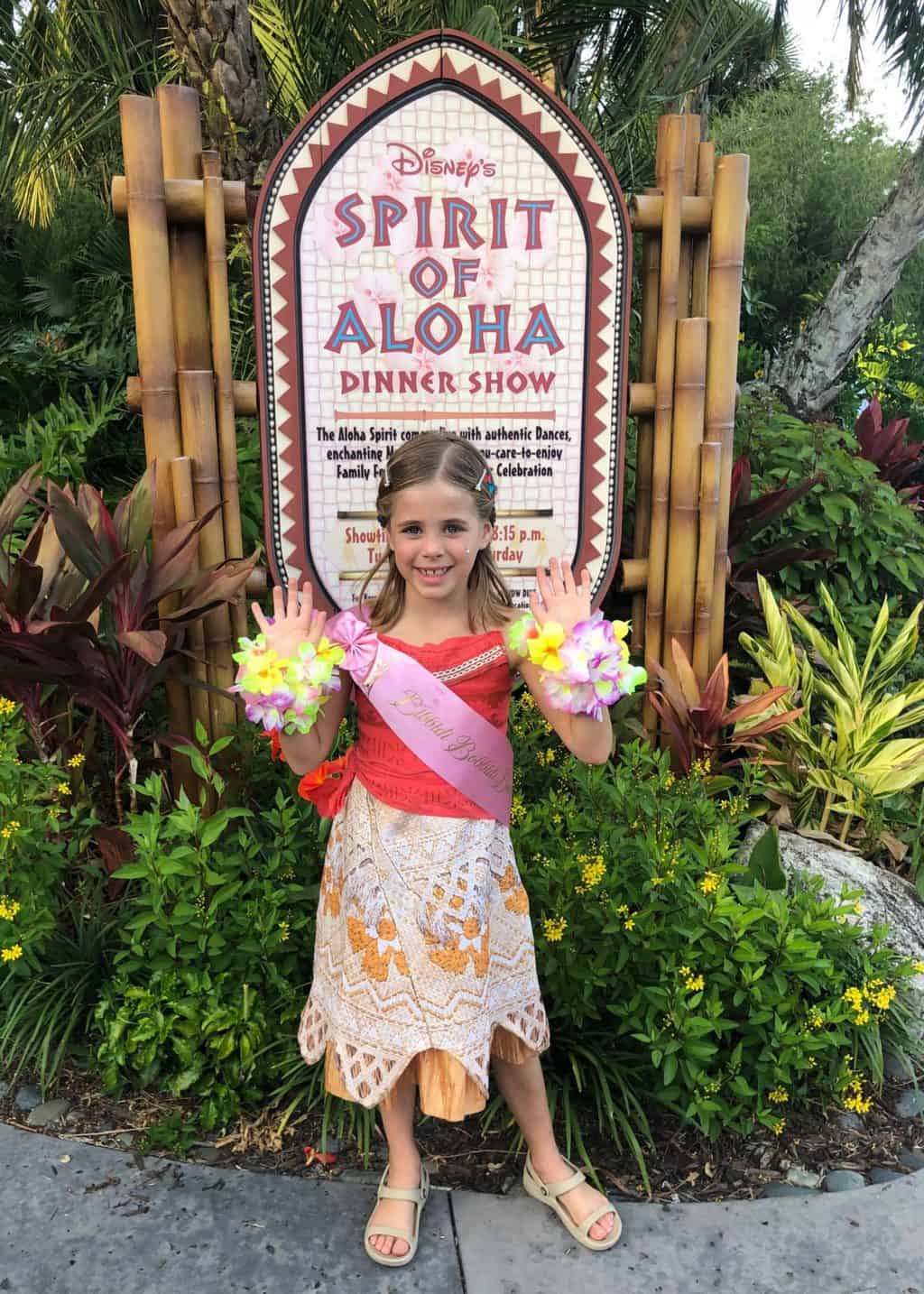 Britt’s Disney 7th Bday: BBB and Spirit of Aloha Luau