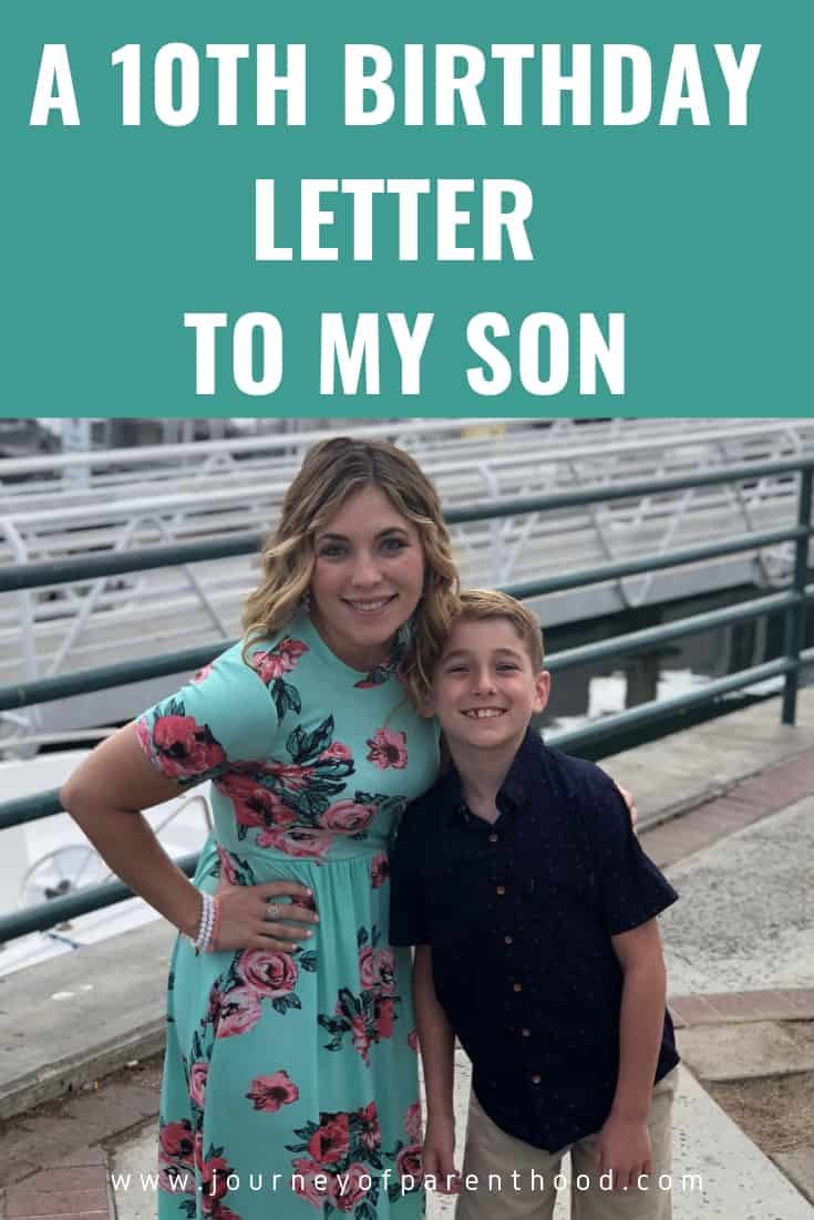 letter to my son on his 10th birthday