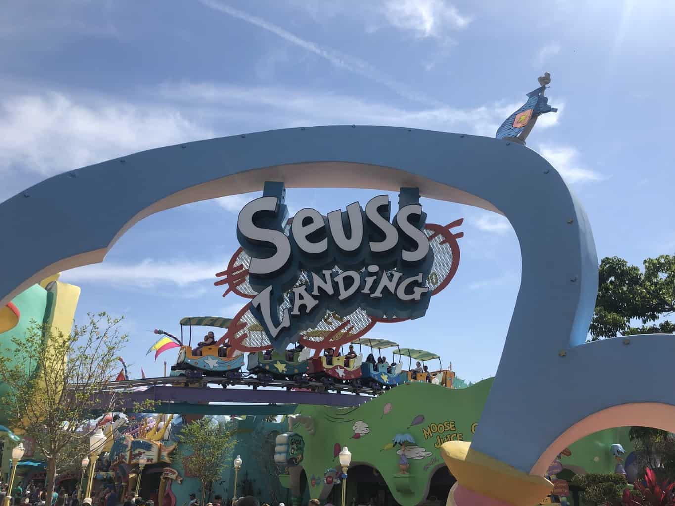 first time at universal studios orlando seuss landing