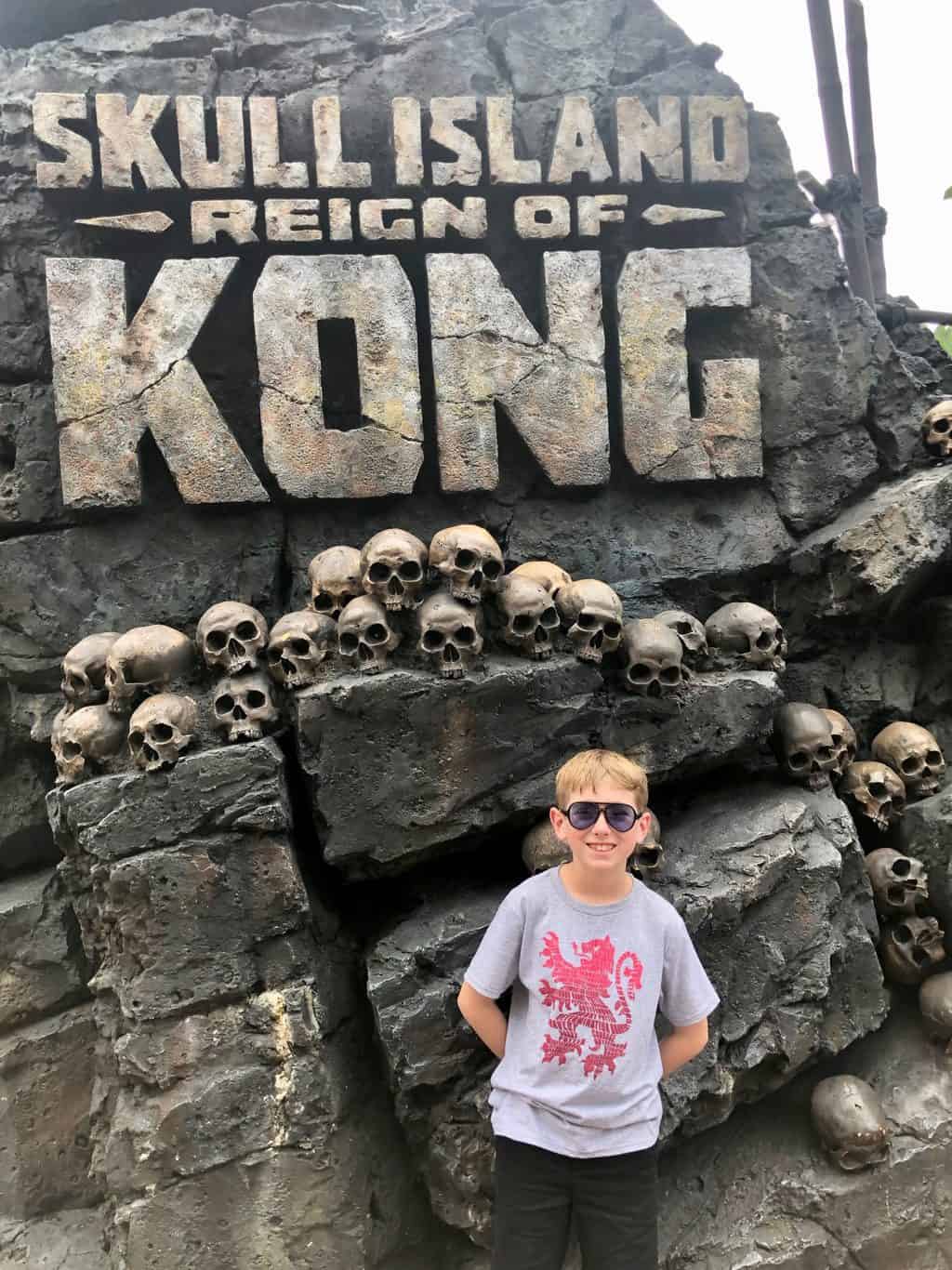 first time at universal studios orlando skull island reign of kong