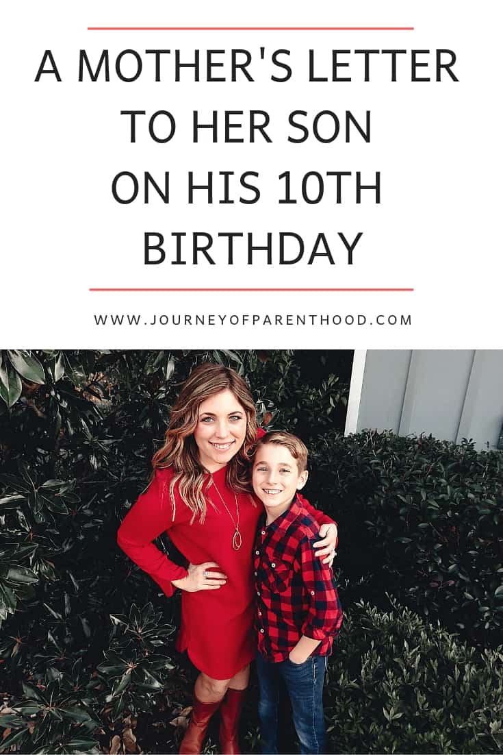 letter to my son on his 10th birthday