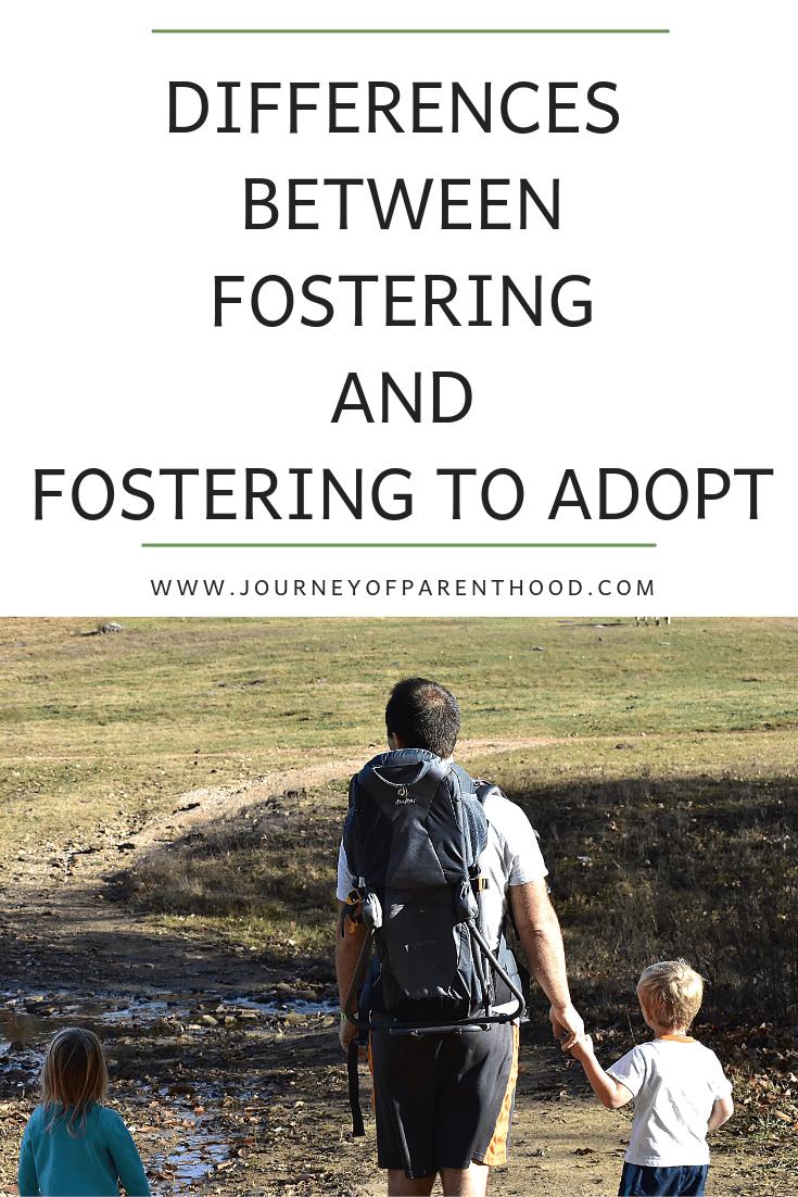 difference between fostering and fostering to adopt