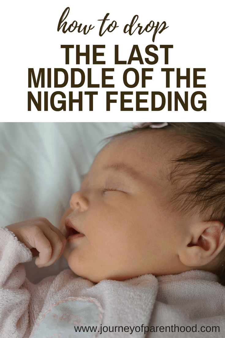 how to drop the last middle of the night feeding