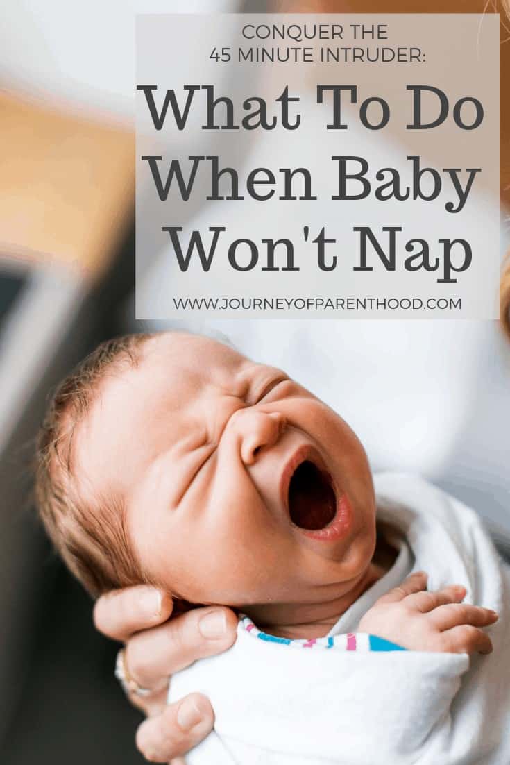 pinterest image que faire quand bébé ne fait pas la sieste't nap