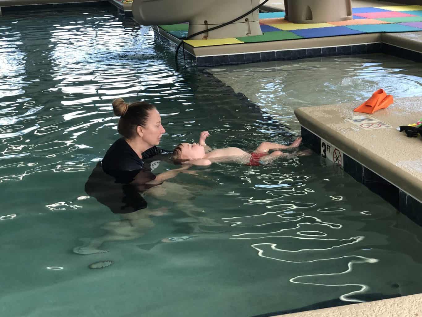 learning to float in water