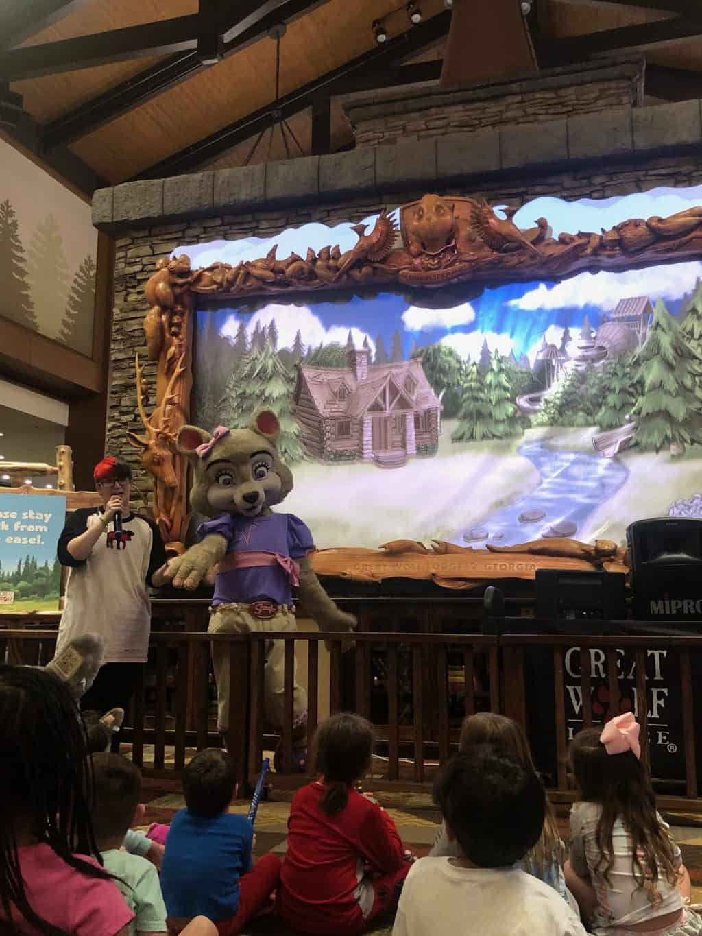 great wolf lodge story time