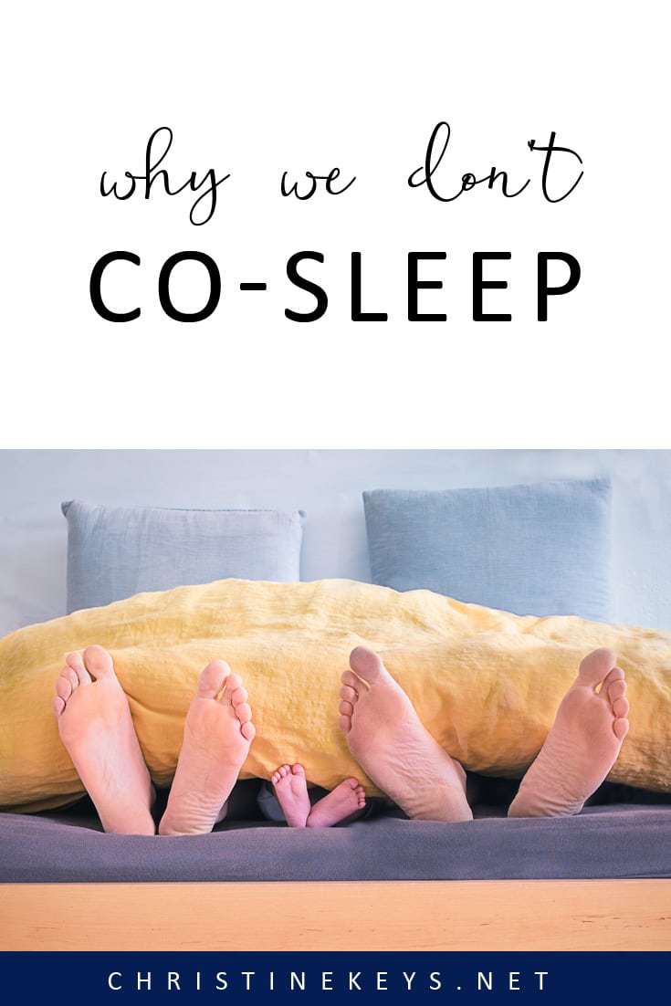 why we don't co sleep from christinekeys.net