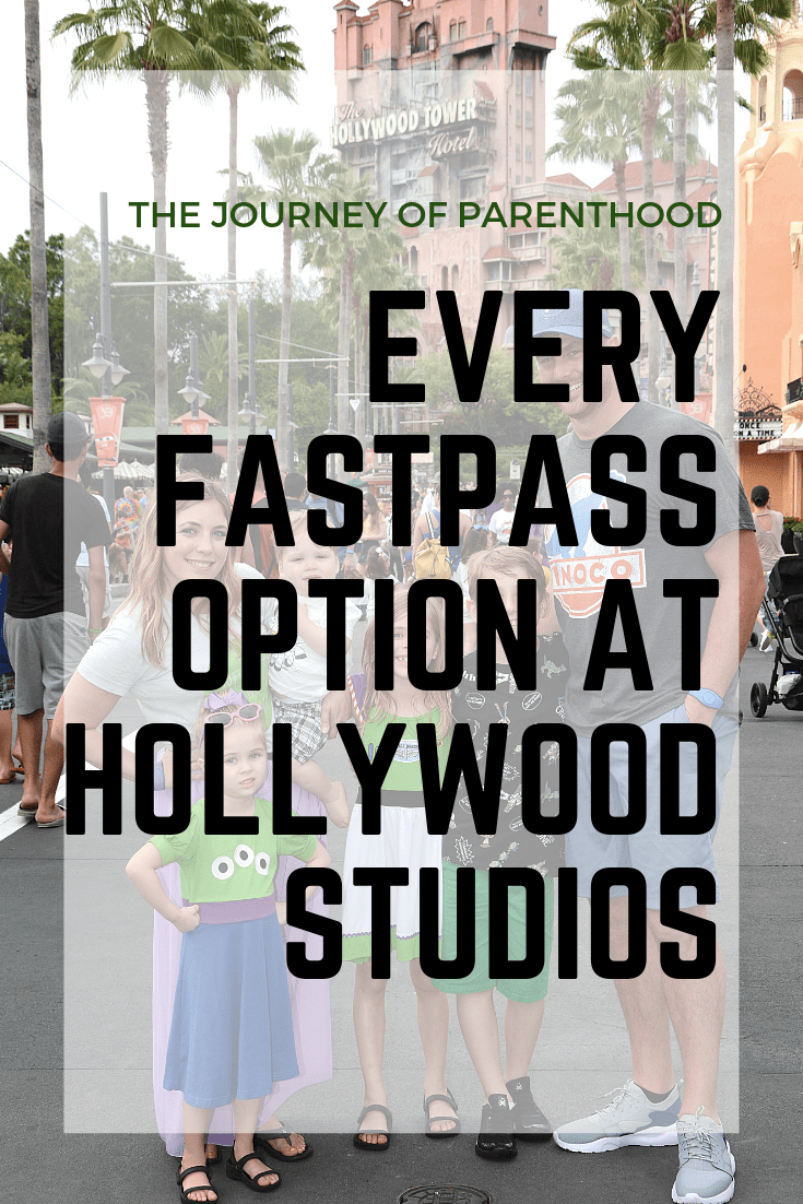 every fastpass option at Disney's Hollywood Studios