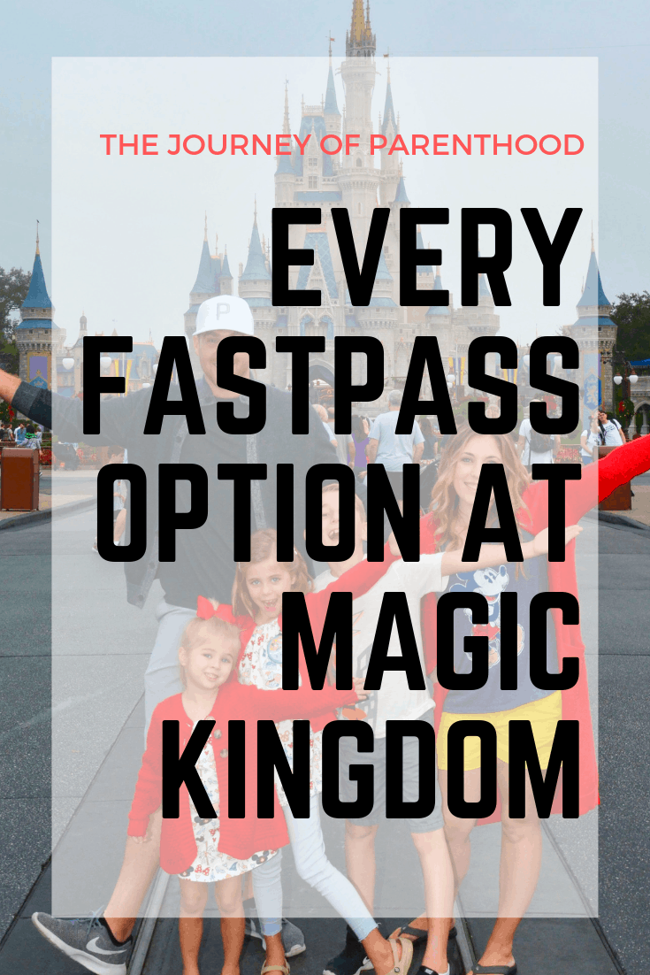 every fastpass option at magic kingdom