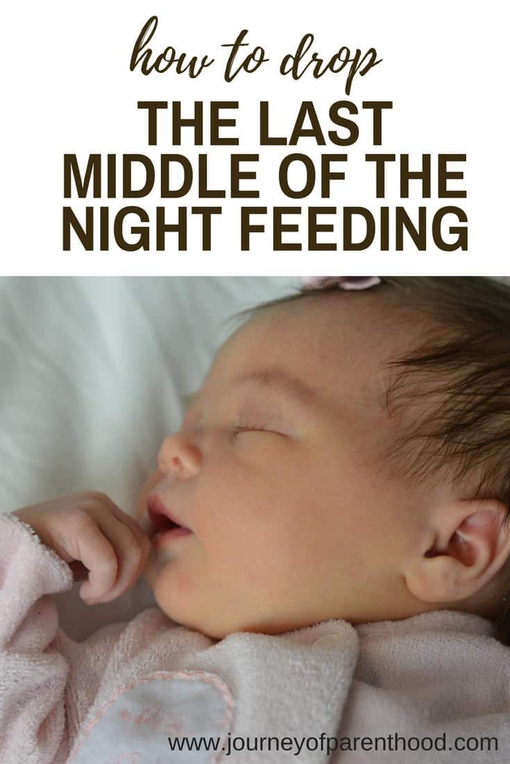 How to Drop the Last Middle of the Night Feeding
