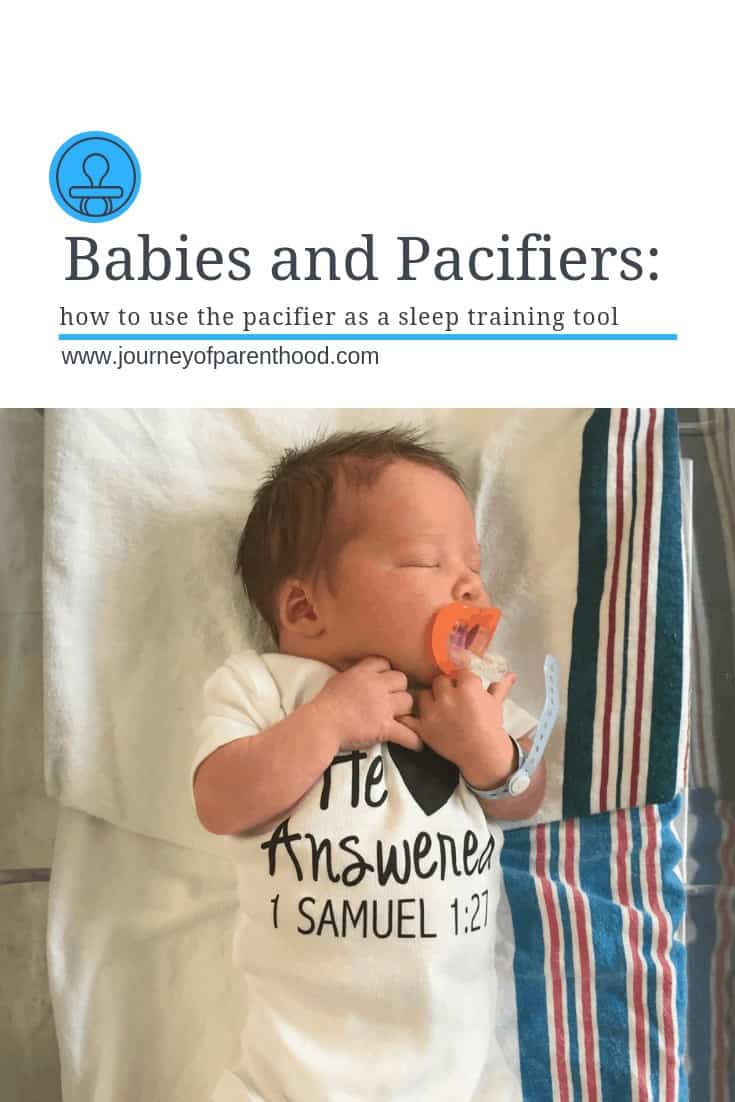 pacifiers and babies: how to use the pacifier as a sleep training tool