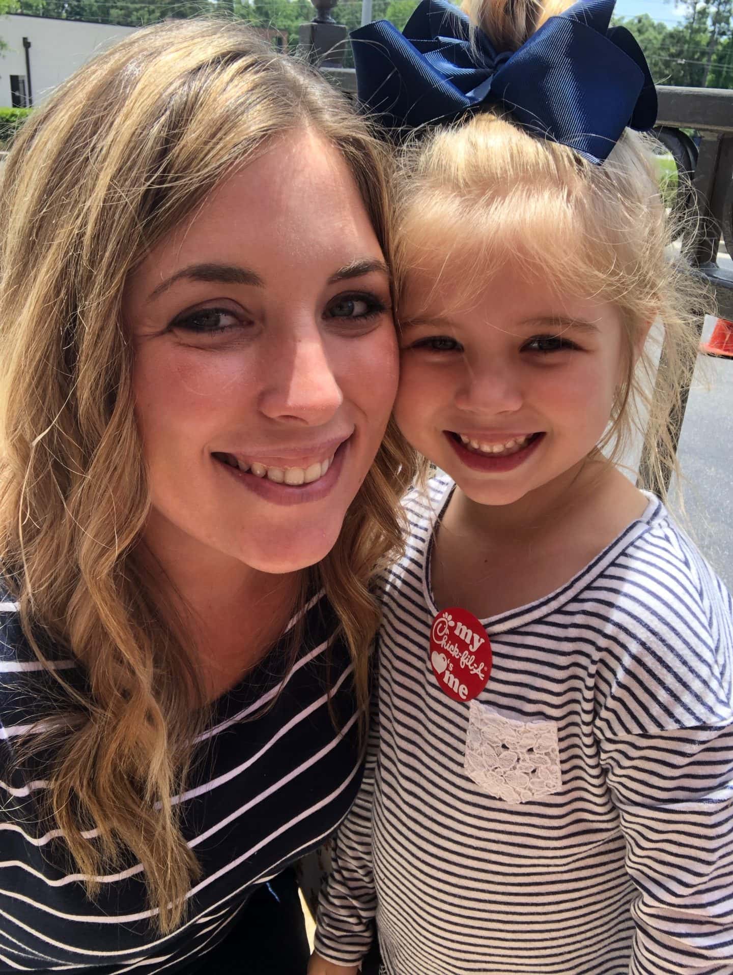 tess and mommy at cfa