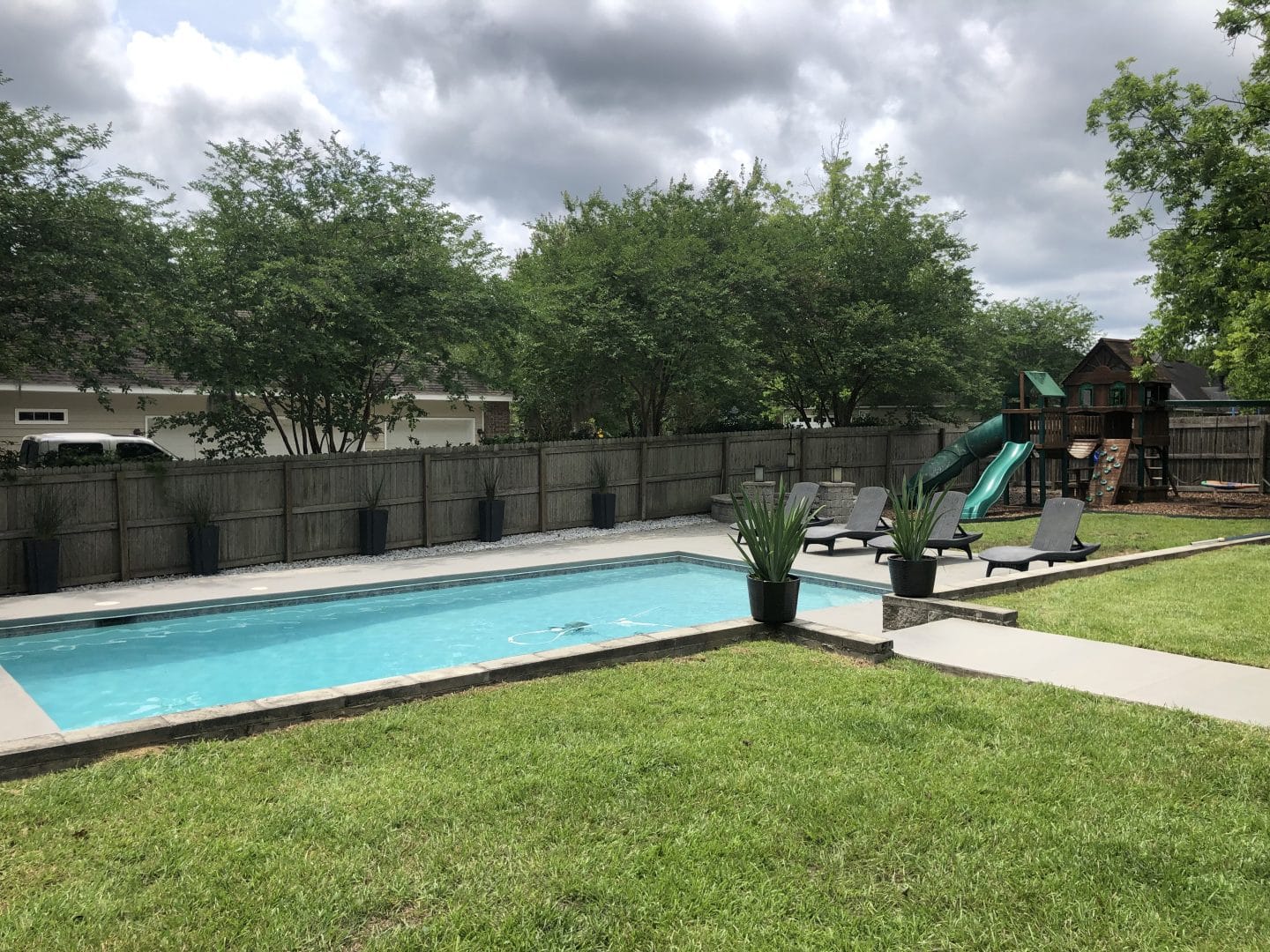 backyard pool