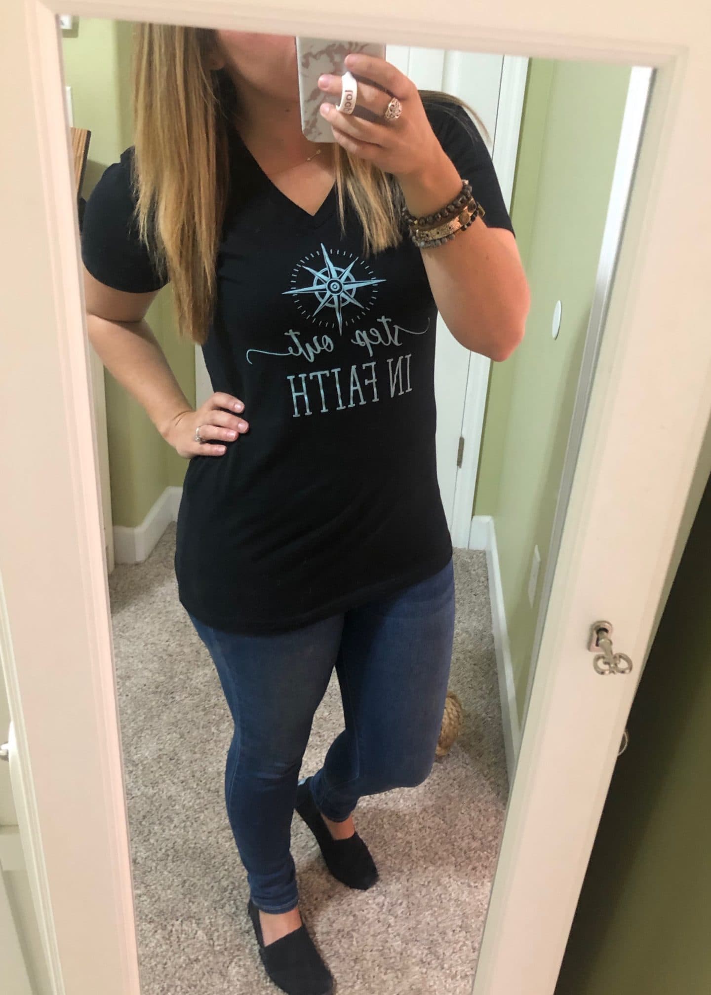 step out in faith shirt