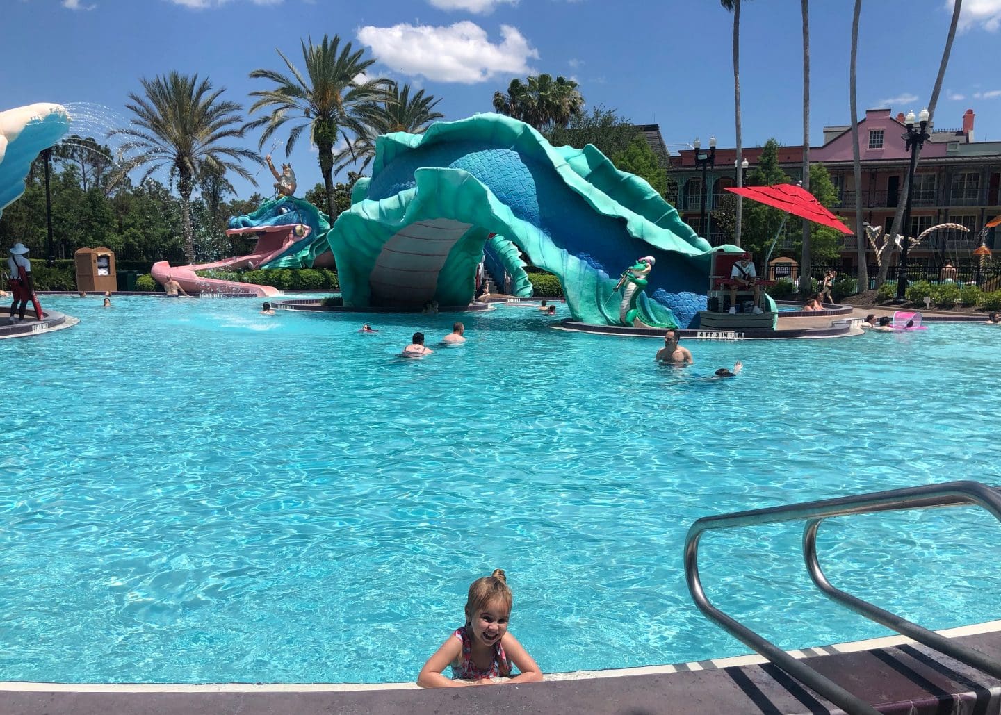 pool at port Orleans French quarter